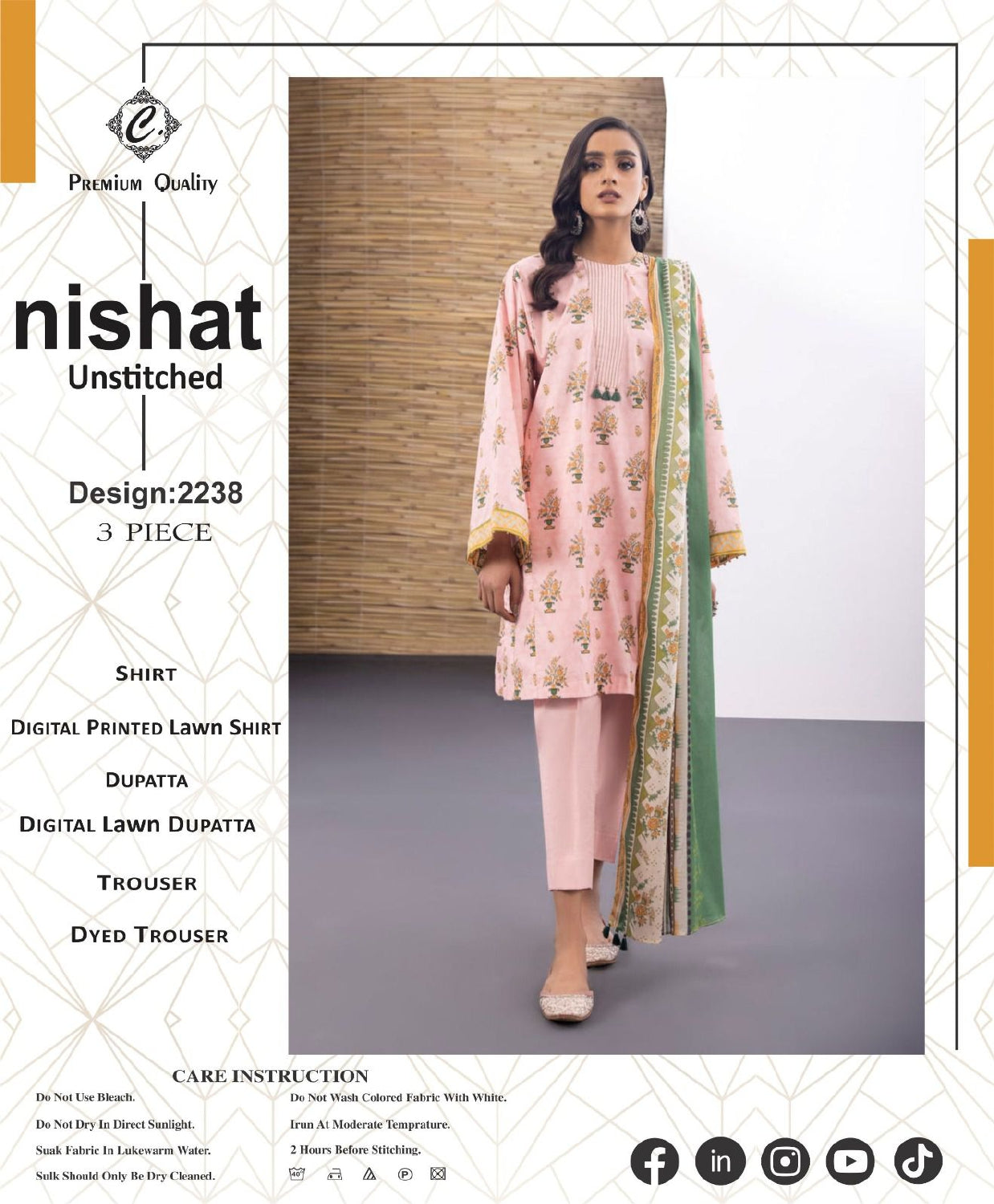 Nishat Luxury Printed Lawn – volume page 0011