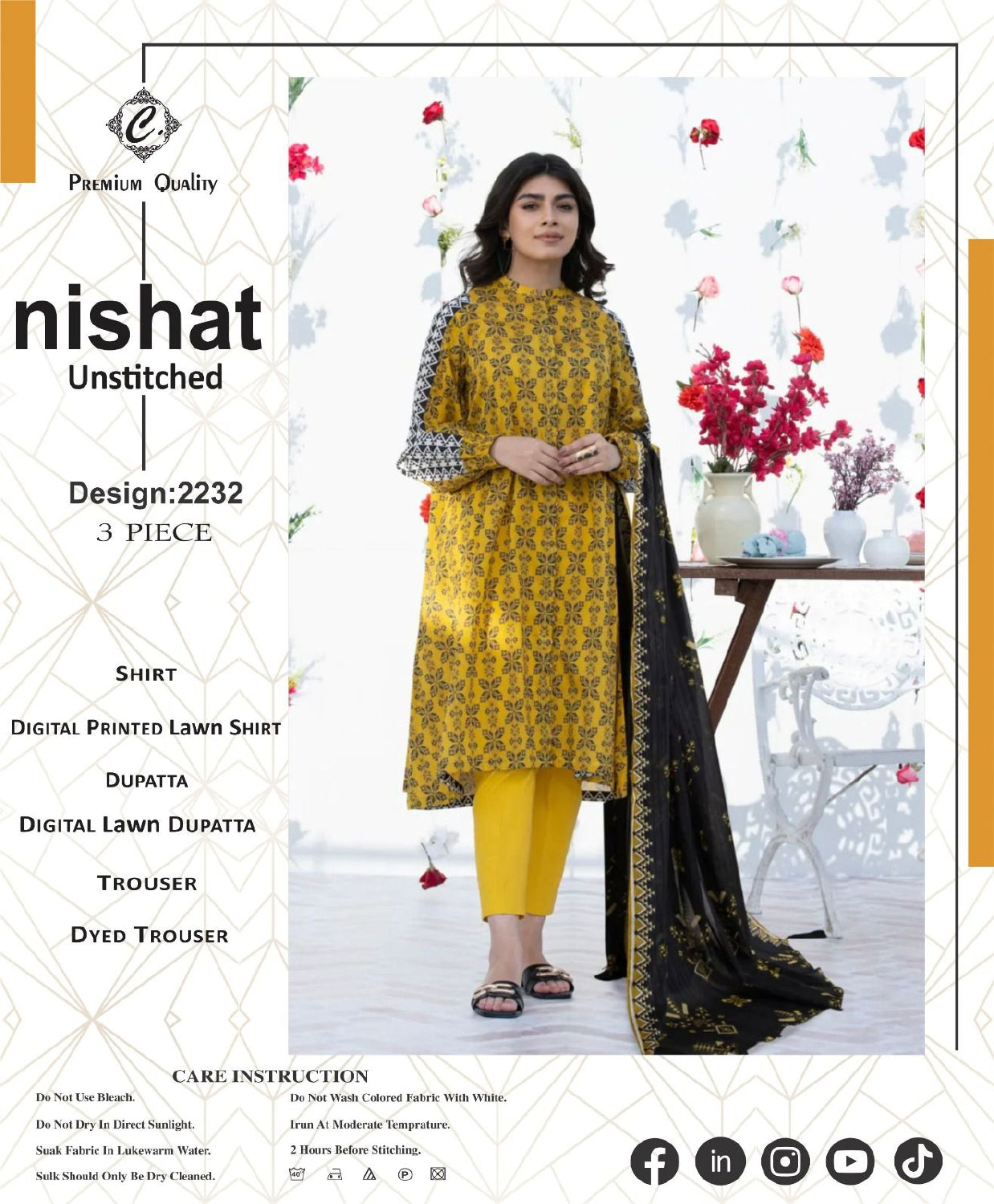 Nishat Luxury Printed Lawn – volume page 0011