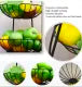 Kitchen organizer, 2 and 3 tier Fruit and Vegetables Basket in solid metal frame