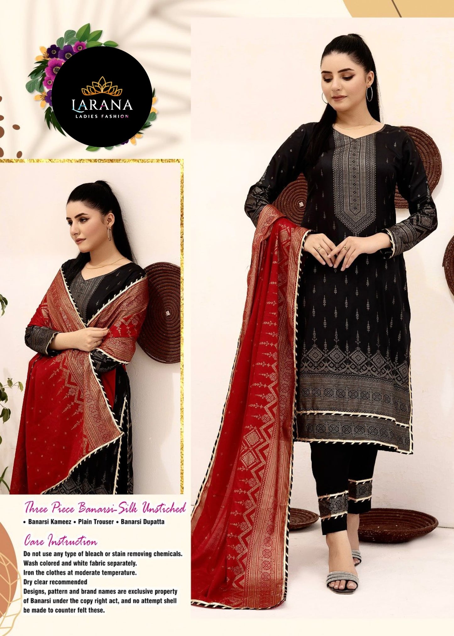 3 PIECE LARANA LAWN SUIT