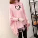 Fashion Point - Butterfly Heart Printed Winter Collection Girls Fleece Shoal Poncho For Girls