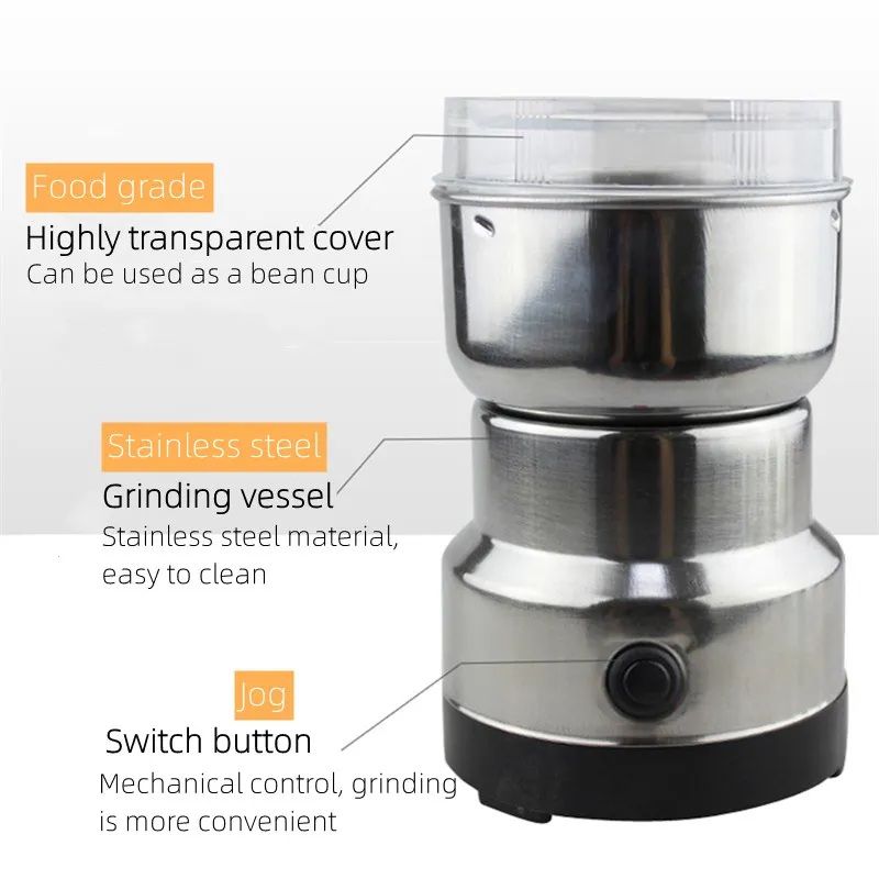 Raf Mini Electric Grinder Stainless Steel Coffee Grinder For Coffee beans