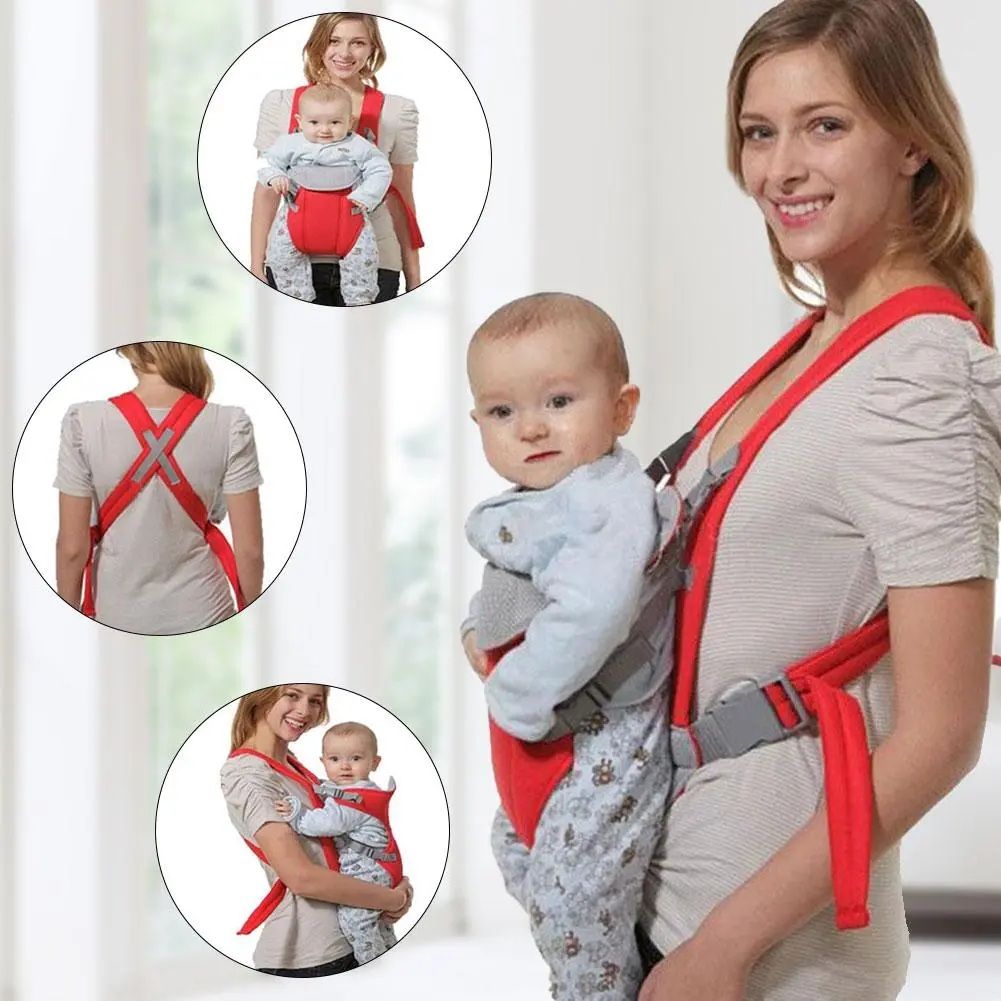 Multicolor Adjustable Baby Carrier Strong Material Safety Belt Adapt to Newborn Infant