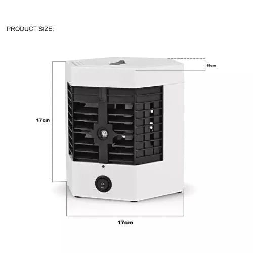 New mini refrigeration air conditioning fan household desktop small spray air cooler USB portable mobile cooling fan