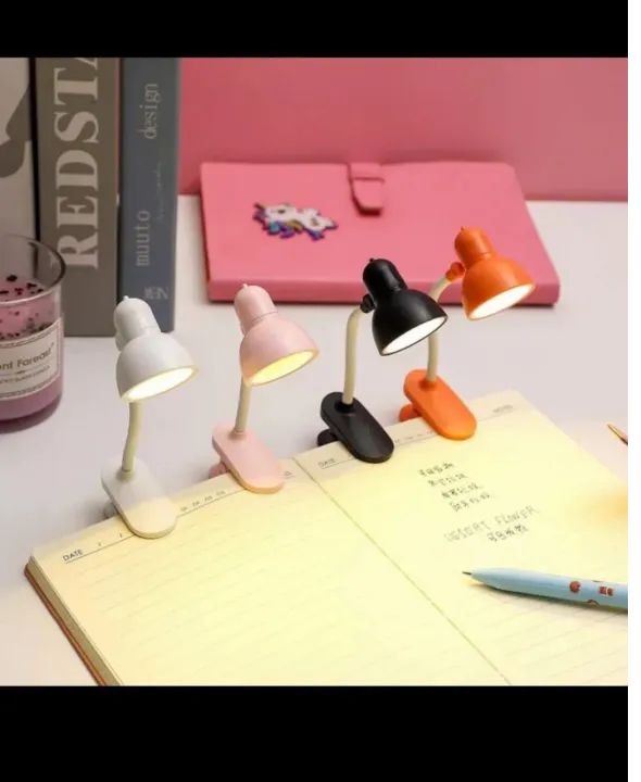 Mini Studying Lamp Mini Book Light With Clip Portable Led Reading Lamp