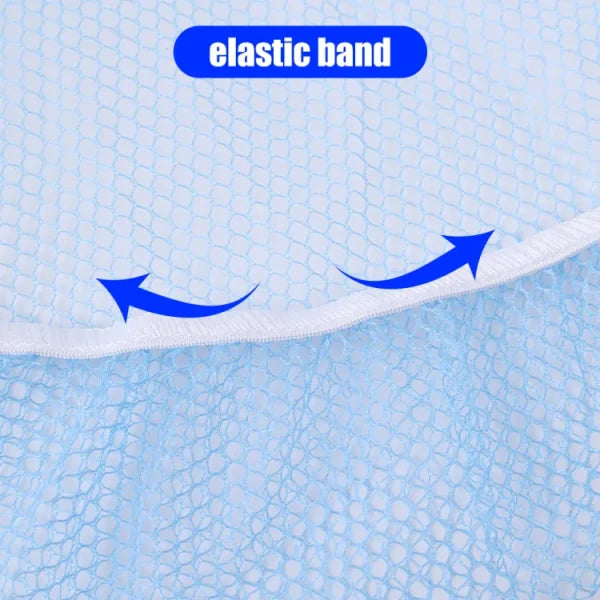 Pedestal Fan Cover Net For Kids Safety | Mesh Fan Cover Thin Mesh Fan Guard Fan Mesh Covers For Kids Children Finger Safety (blue)