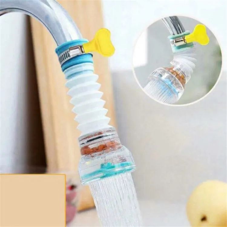 Plastic Fan Kitchen Shower Splash Fan Faucet Water saving Filter Shower