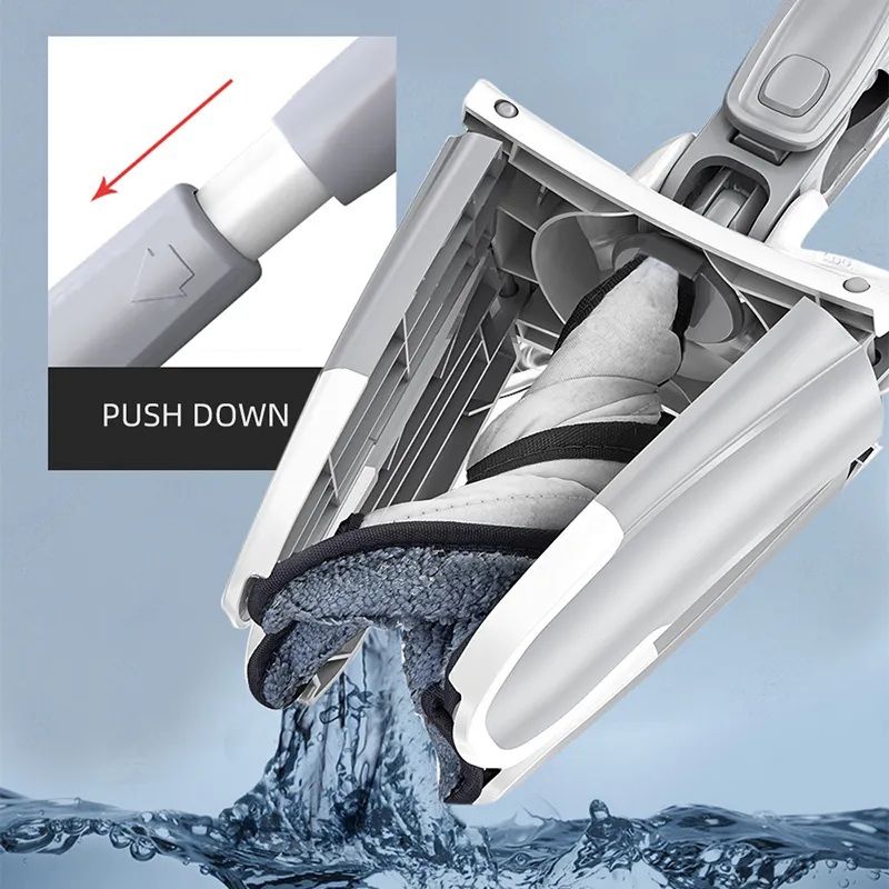 Twist Mop, X Shape Microfiber Mop, Floor Clean Mop Twist Mop With 360 Rotating Head, Dust Mop
