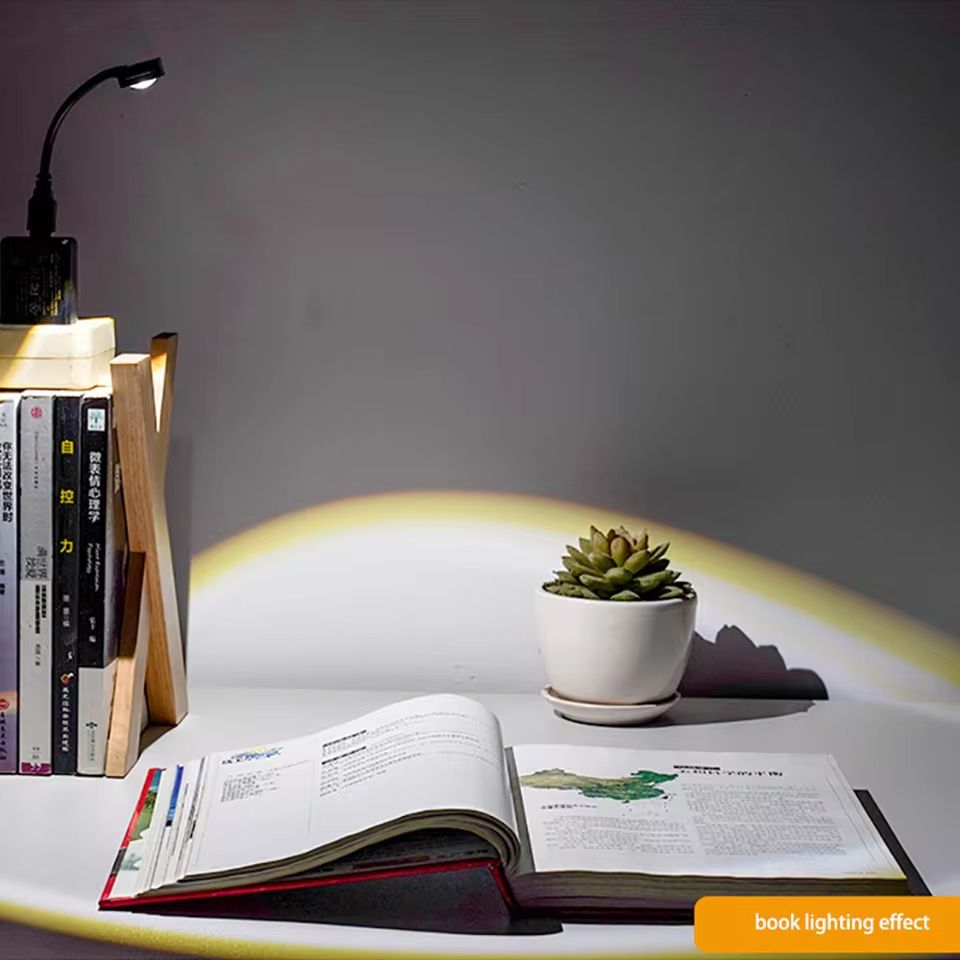 Sunset Lamp (WITH OUT REMOTEUSB) Sunset Lamp LED Rainbow Neon Night Light Projector Photography Wall Atmosphere Lighting for Bedroom Home Room Decor Gift