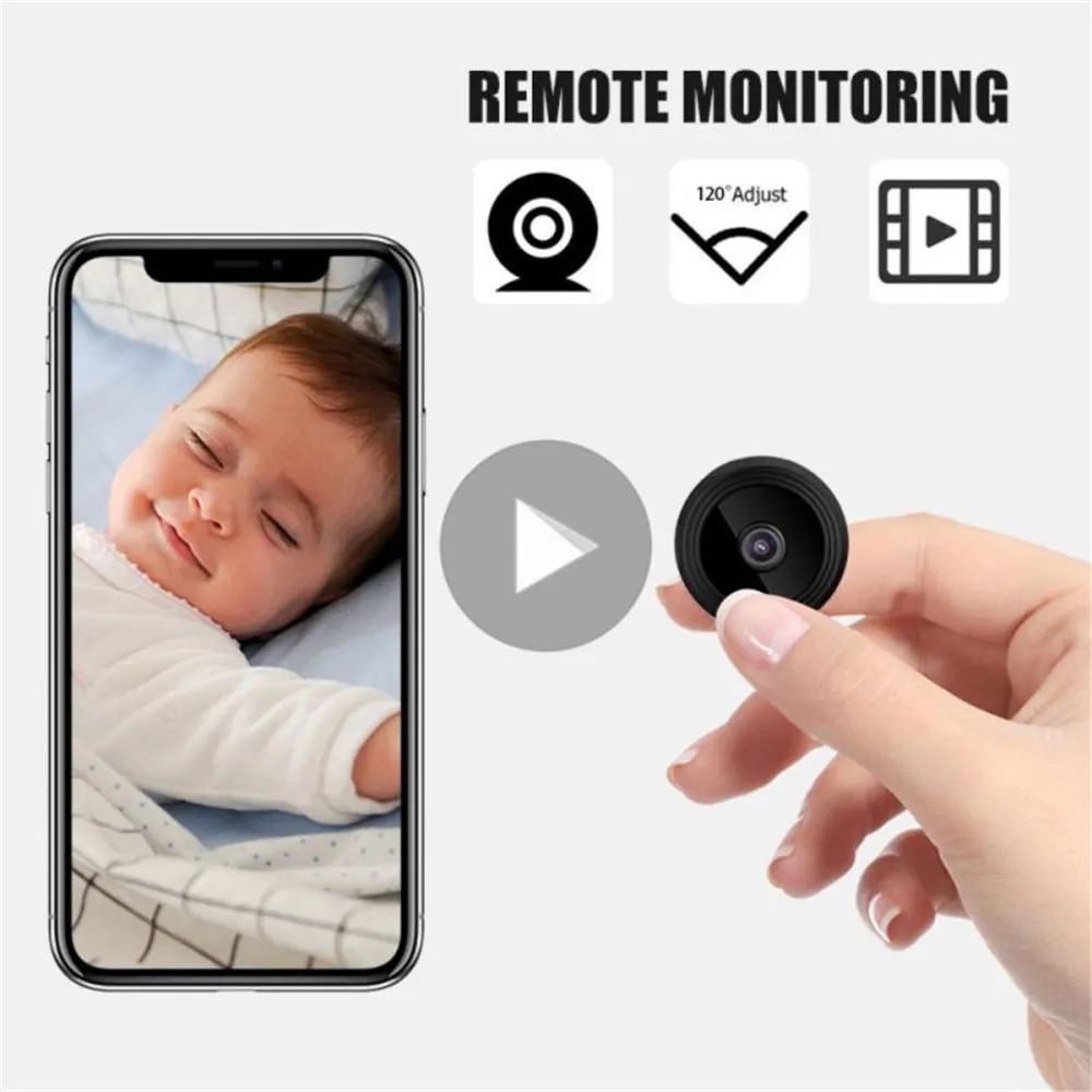 A9 WiFi Mini Camera HD 1080p Wireless Video Recorder Voice Recorder Security Monitoring Camera
