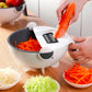 9 in 1 Multifunction Kitchen Wet Basket Vegetable Cutter With Drain Magic Rotate Safety