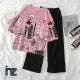 Women oversized Relax In Comfortable Printed T-Shirts and trouser for Girls