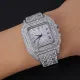 Fashion Mens Dainty Stainless Steel Watches Luxury Silver Quartz Wristwatch