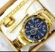Men's Wedding Watch Deal -Top Class High Quality Wriste Watch+Gold Stainless steel