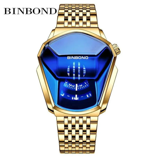 Quartz men's watch trend market watch style locomotive concept watch men