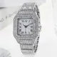 Fashion Mens Dainty Stainless Steel Watches Luxury Silver Quartz Wristwatch