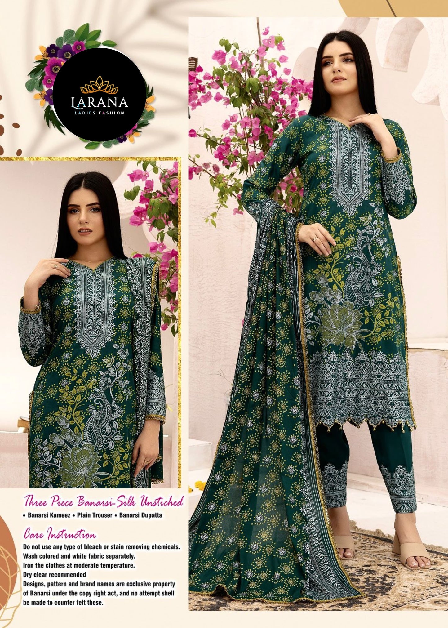 3 PIECE LARANA LAWN SUIT
