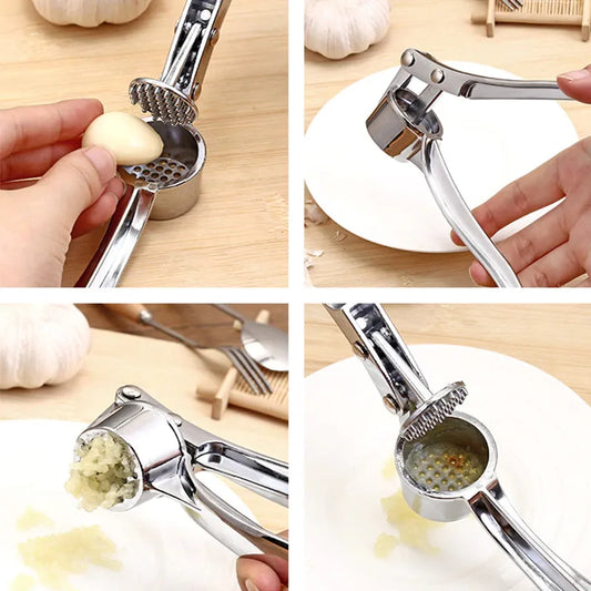 Garlic Press,Stainless Steel Garlic Press Crusher Branded Product