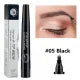 Eyebrow Pen Waterproof 4-Fork Tip Eyebrow Tattoo Pencil Long Lasting Professional Fine Sketch Liquid Eye Brow Pencil