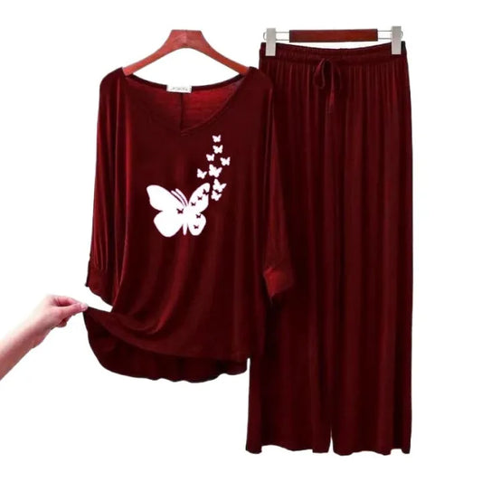 HERMAIN BANTVA lounge wear  V-neck stylish for women night dress for girls