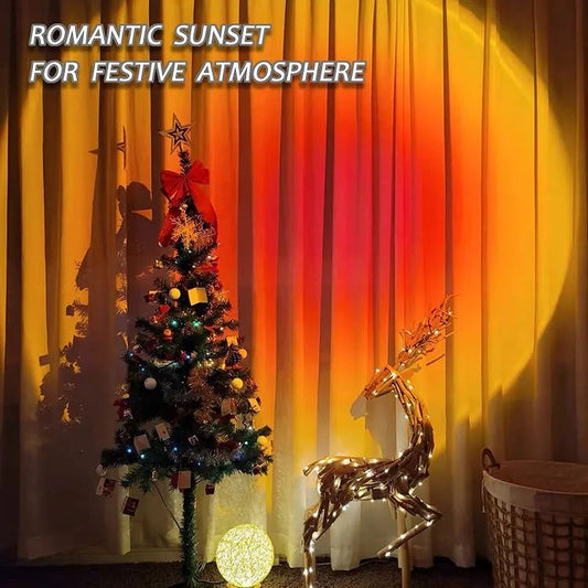 Sunset Lamp (WITH REMOTE) 16 Colors LED Changing 3-in-1 Sunset Light lamp