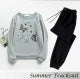 rendy Tracksuit butterflies saturn Print Thick & Fleece Fabric Full Sleeves Rib Sweatshirt