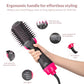 Hot Air Brush Multi-Function Hair Dryer Straightener Curler Comb One Step Professional Salon Hair Styler