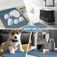 Kitchen Counter Silicone Non Slip Mat Absorbent Rubber Backed Hide Stain Drainer Mats Tableware (30*40cm) (random Color)