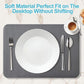 Kitchen Counter Silicone Non Slip Mat Absorbent Rubber Backed Hide Stain Drainer Mats Tableware (30*40cm) (random Color)