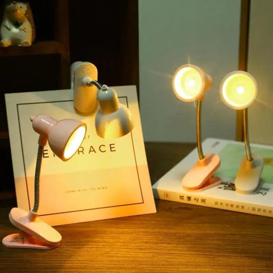 Mini Studying Lamp Mini Book Light With Clip Portable Led Reading Lamp