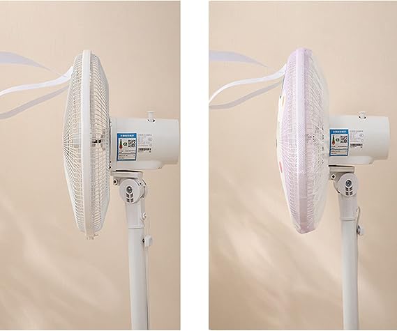 Pedestal Fan Cover Net For Kids Safety | Mesh Fan Cover Thin Mesh Fan Guard Fan Mesh Covers For Kids Children Finger Safety (blue)