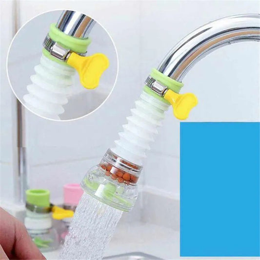 Plastic Fan Kitchen Shower Splash Fan Faucet Water saving Filter Shower