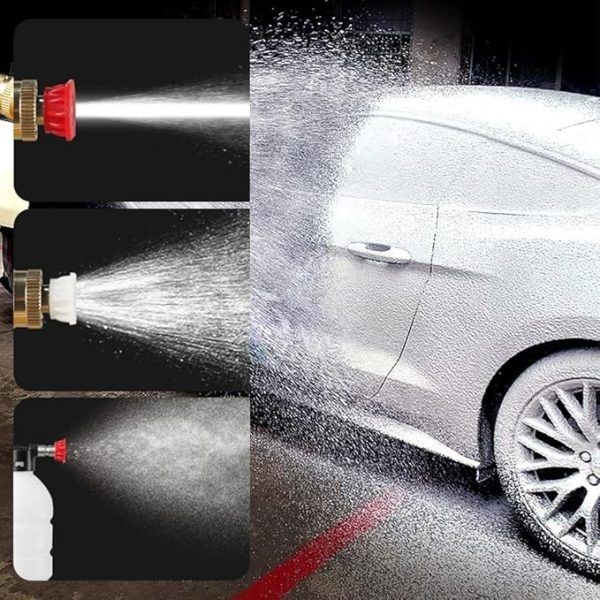 Portable Powerful High Pressure 48v Max Power link System Cordless Wireless Car Wash Water Jet Foam Gun