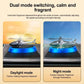 Solar Car Air Freshener Helicopter Auto Aromatherapy Sun Light Energy Rotation Car Inside Fragrance Ornaments Car Aroma Diffuser