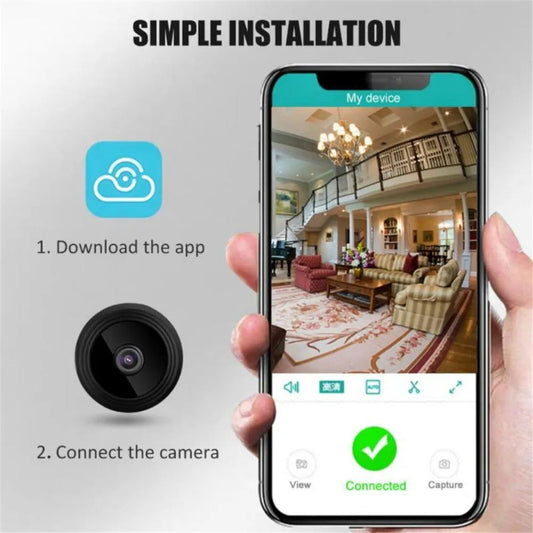 A9 WiFi Mini Camera HD 1080p Wireless Video Recorder Voice Recorder Security Monitoring Camera
